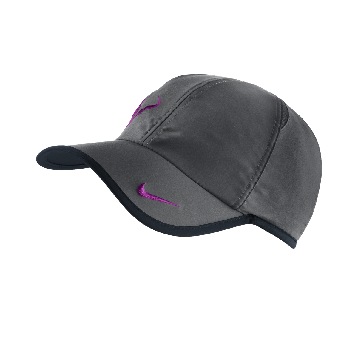 Nike Rafa Bull Logo hat in Anthracite w/Black & Bold Berry [398224-060] from the Holiday 2011 tennis collection